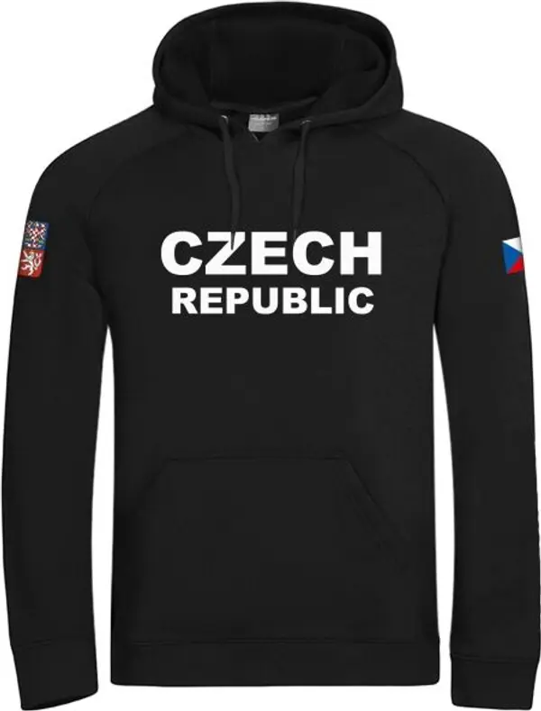 PROGRESS PROGRESS CZ HOODY MAN Мъжки суитшърт за фенове, черно, размер