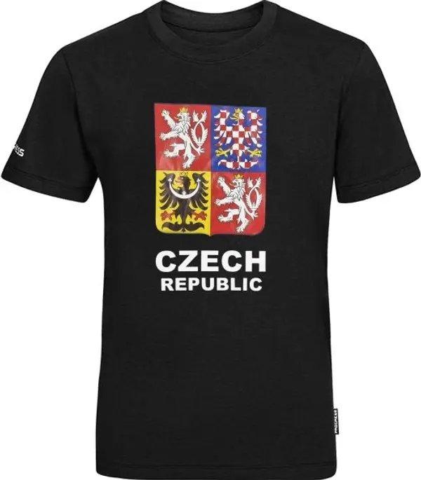 PROGRESS PROGRESS CZ TSHIRT JR Детска бамбукова тениска за фенове, черно, размер 128-134