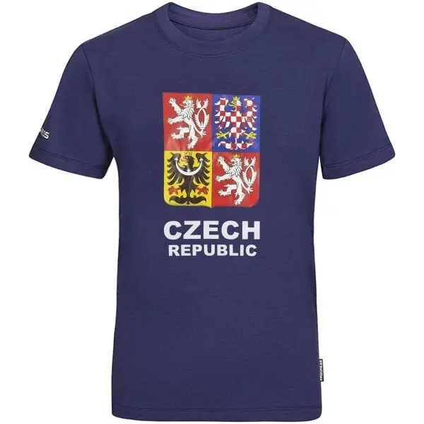PROGRESS PROGRESS CZ TSHIRT JR Детска бамбукова тениска за фенове, тъмносин, размер 140-146
