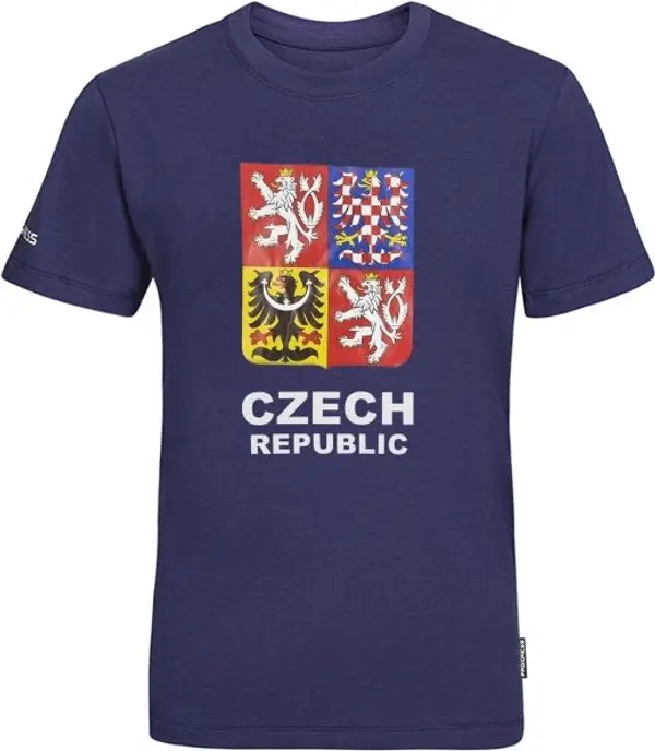 PROGRESS PROGRESS CZ TSHIRT JR Детска бамбукова тениска за фенове, тъмносин, размер 152-158