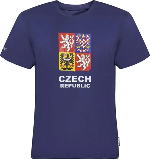 PROGRESS PROGRESS CZ TSHIRT MAN Мъжка бамбукова тениска за фенове, тъмносин, размер