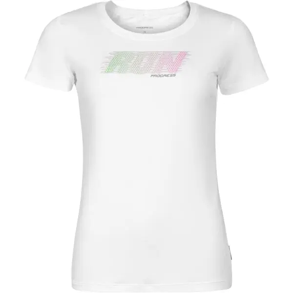 PROGRESS PROGRESS DEPORTA RUN Дамска спортна тениска, бяло, размер