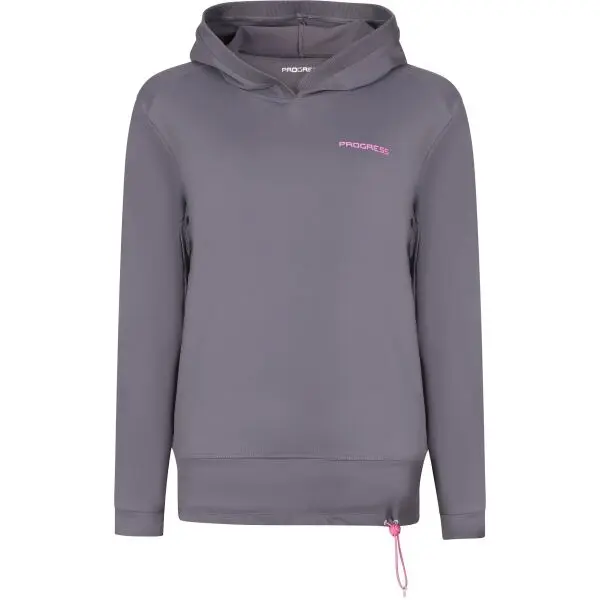 PROGRESS PROGRESS DOMINANTA Дамски суитшърт с качулка, сиво, размер