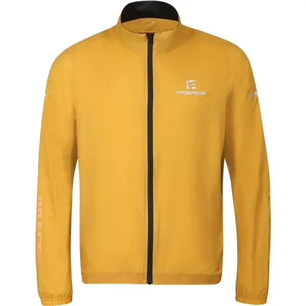 PROGRESS PROGRESS DRAFTIN Мъжко колоездачно яке тип ветровка, жълто, размер