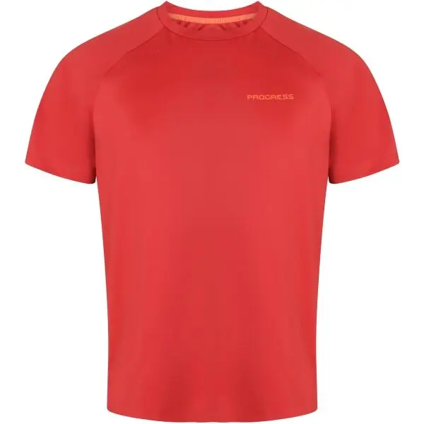 PROGRESS PROGRESS DRIVER Мъжка тениска за спорт, червено, размер