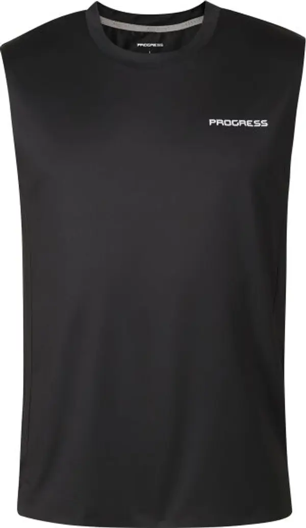 PROGRESS PROGRESS DRIVER SINGLET Мъжки спортен потник, черно, размер