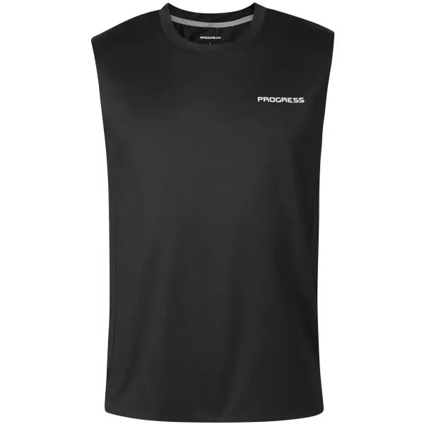 PROGRESS PROGRESS DRIVER SINGLET Мъжки спортен потник, черно, размер