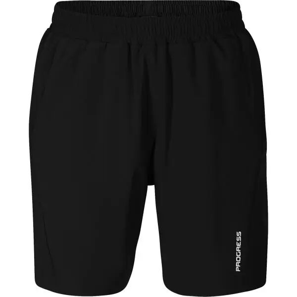 PROGRESS PROGRESS EMPEROR Мъжки спортни шорти, черно, размер