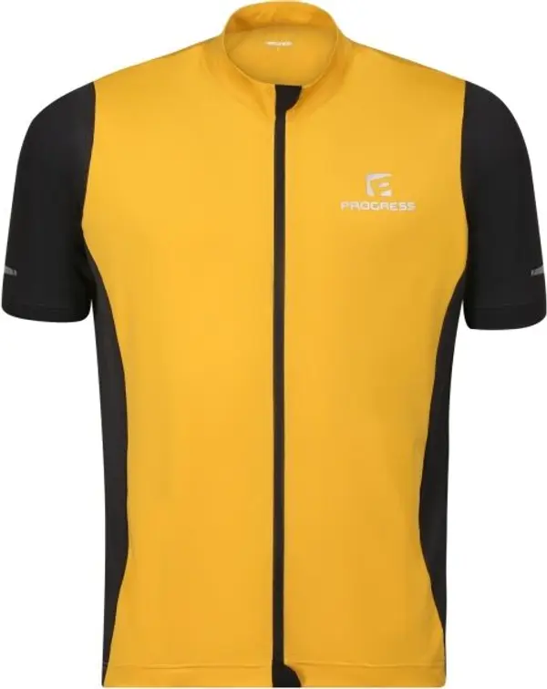 PROGRESS PROGRESS GRAVEL Мъжка колоездачна фланелка, жълто, размер XXXL