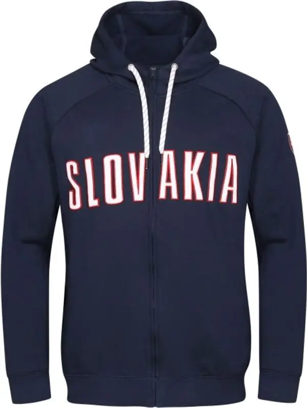 PROGRESS PROGRESS HC SK HOODY ZIP Мъжки суитшърт за фенове, тъмносин, размер