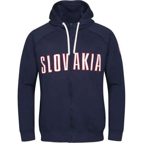 PROGRESS PROGRESS HC SK HOODY ZIP Мъжки суитшърт за фенове, тъмносин, размер