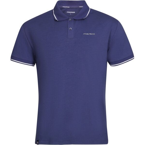 PROGRESS PROGRESS HOGAR Мъжка тениска с яка, тъмносин, размер