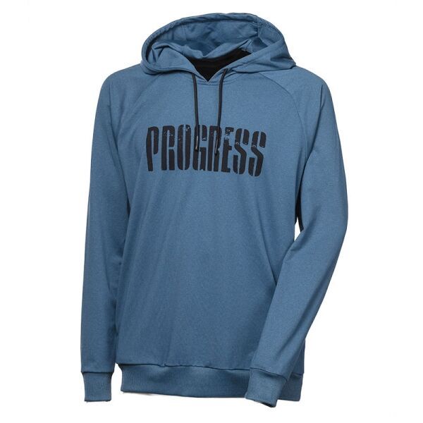 PROGRESS PROGRESS HORNET HOODY Мъжки спортен суитшърт с качулка, синьо, размер