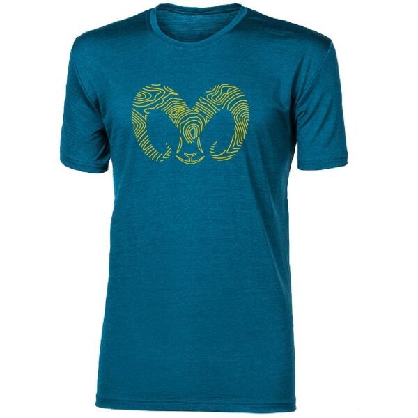 PROGRESS PROGRESS HRUTUR RAM Мъжка тениска от мериносова вълна, тъмносин, размер