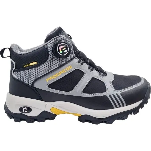 PROGRESS PROGRESS JUNIOR TREK MID WP Детски обувки с мембрана, черно, размер
