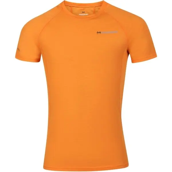 PROGRESS PROGRESS MA NKR 125 Мъжка мериносова тениска с къс ръкав, оранжево, размер