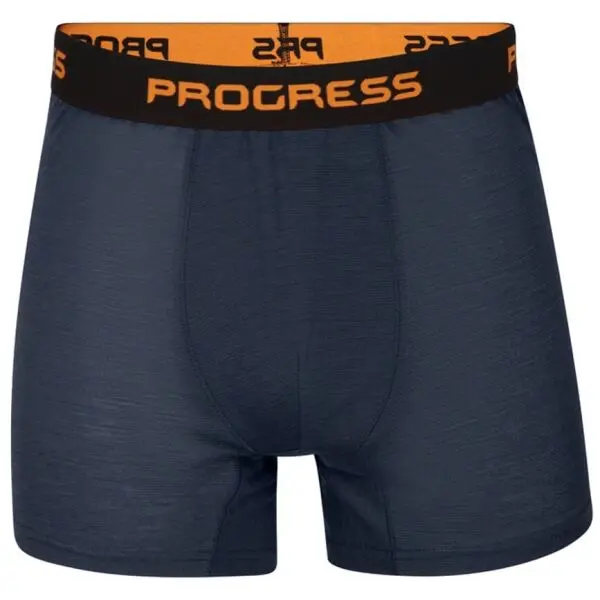 PROGRESS PROGRESS MA SKN 125 Мъжки мериносови боксерки, черно, размер