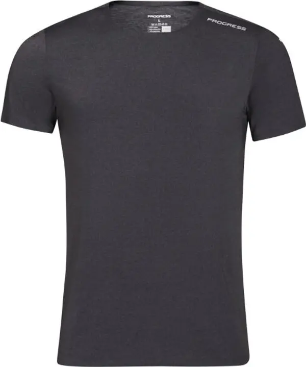 PROGRESS PROGRESS MARCOS Мъжка спортна тениска, тъмносиво, размер