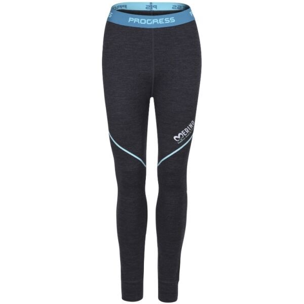 PROGRESS PROGRESS MERINO LT Дамска функционална блуза, тъмносиво, размер