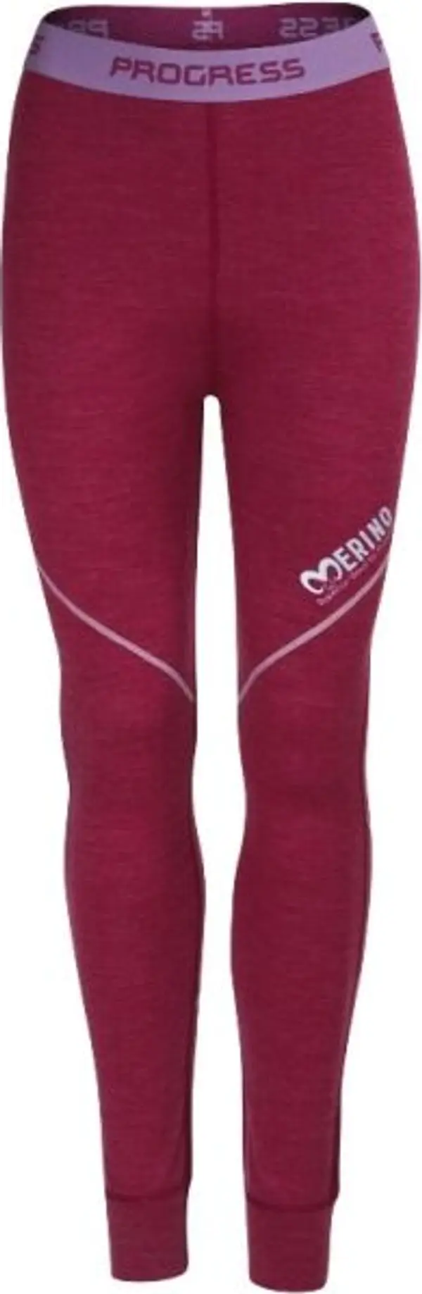 PROGRESS PROGRESS MERINO LT Дамска функционална блуза, винен, размер