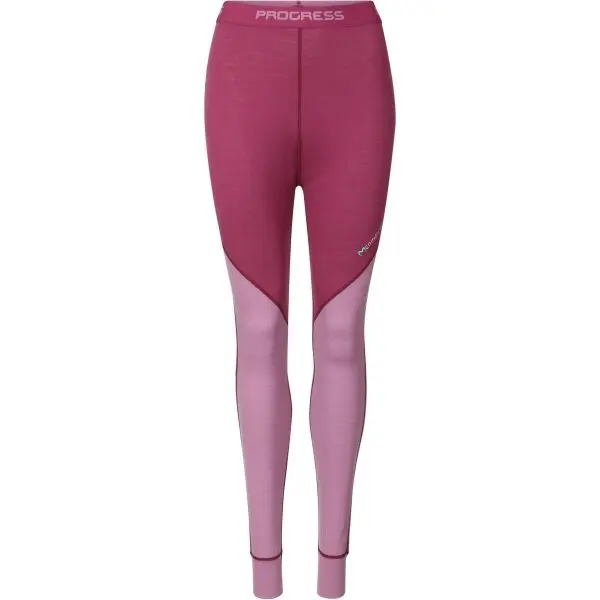 PROGRESS PROGRESS MERINO LT Дамско функционално мерино долнище, винен, размер