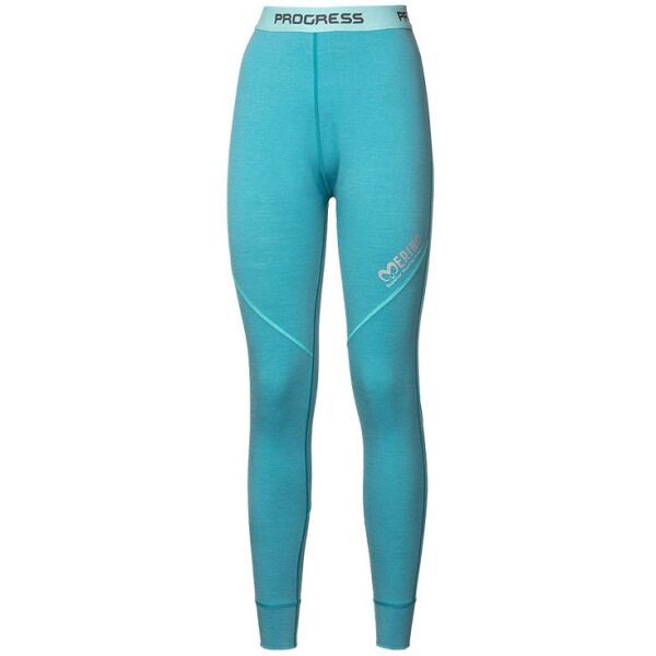 PROGRESS PROGRESS MERINO LT-L Дамски долен функционален 3/4 клин, тюркоазено, размер
