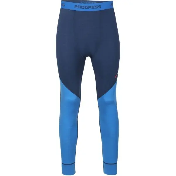 PROGRESS PROGRESS MERINO LT Мъжко функционално мерино долнище, синьо, размер