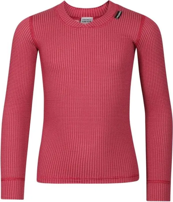 PROGRESS PROGRESS MICROSENSE LS2 Функционална тениска за момичета, винен, размер 140-146