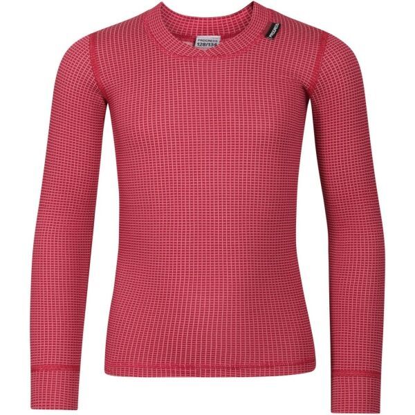 PROGRESS PROGRESS MICROSENSE LS2 Функционална тениска за момичета, винен, размер