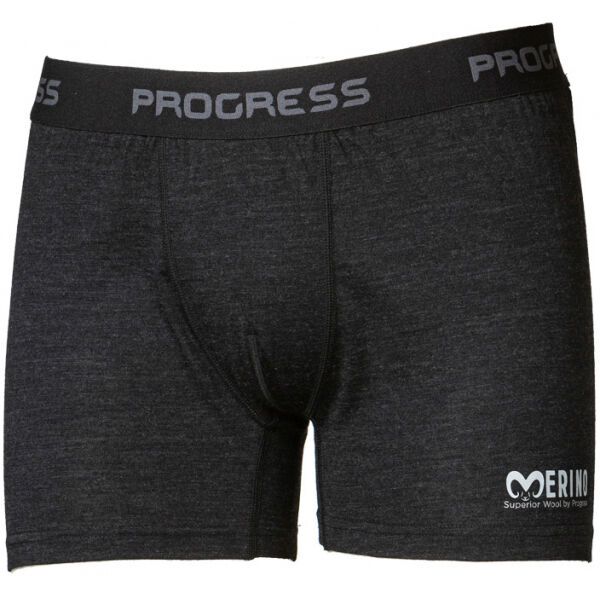 PROGRESS PROGRESS MRN BOXER Мъжки функционални боксерки, черно, размер