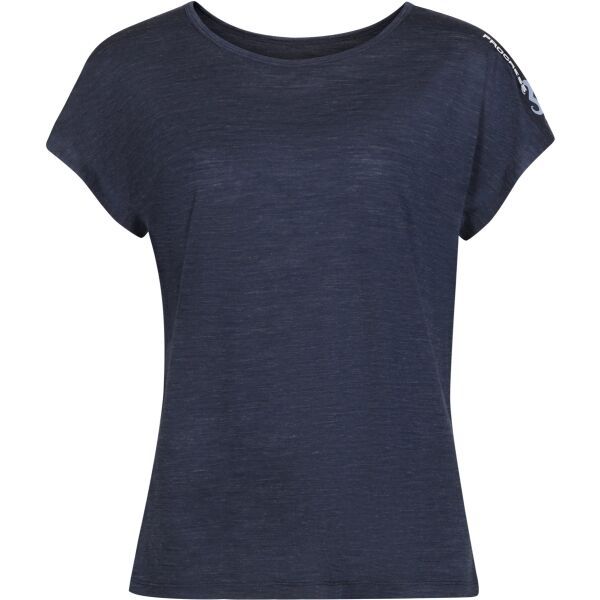 PROGRESS PROGRESS PAPAROA Дамска тениска от мериносова вълна, тъмносин, размер