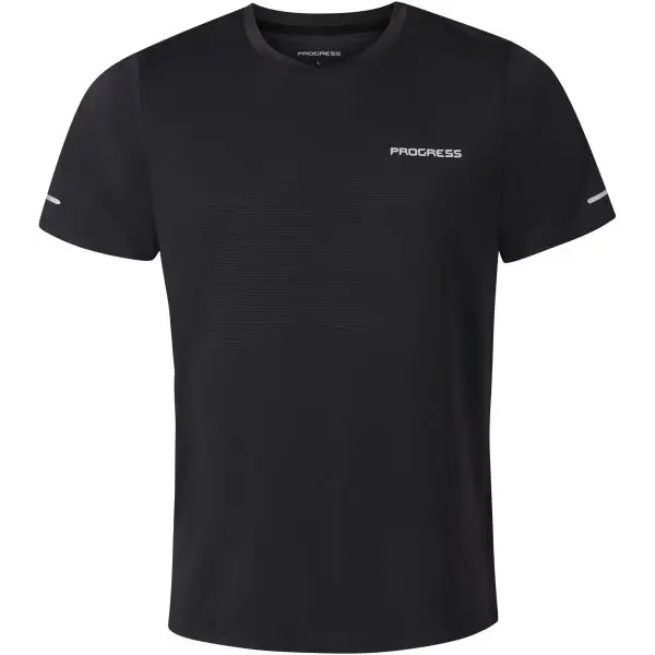 PROGRESS PROGRESS PREDATOR Мъжки спортна тениска, черно, размер XXL