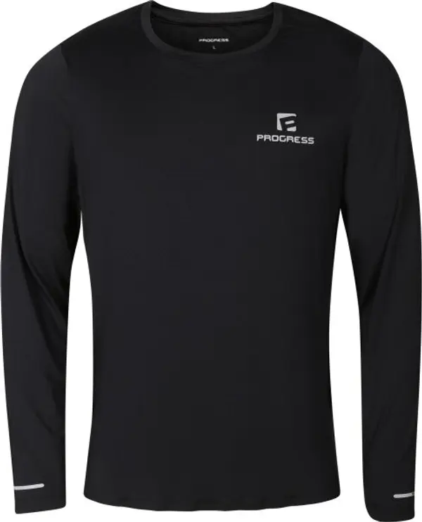 PROGRESS PROGRESS PREDICT Мъжка спортна тениска, черно, размер