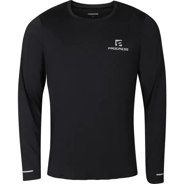 PROGRESS PROGRESS PREDICT Мъжка спортна тениска, черно, размер
