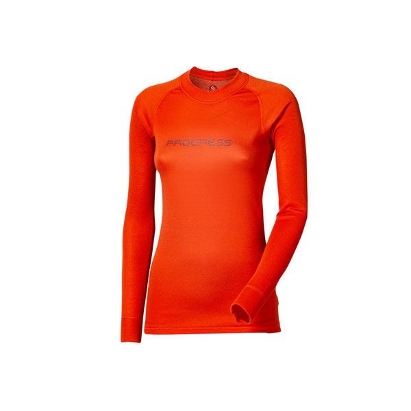 PROGRESS PROGRESS DF NDRZ PRINT Дамска функционална блуза, оранжево, размер M