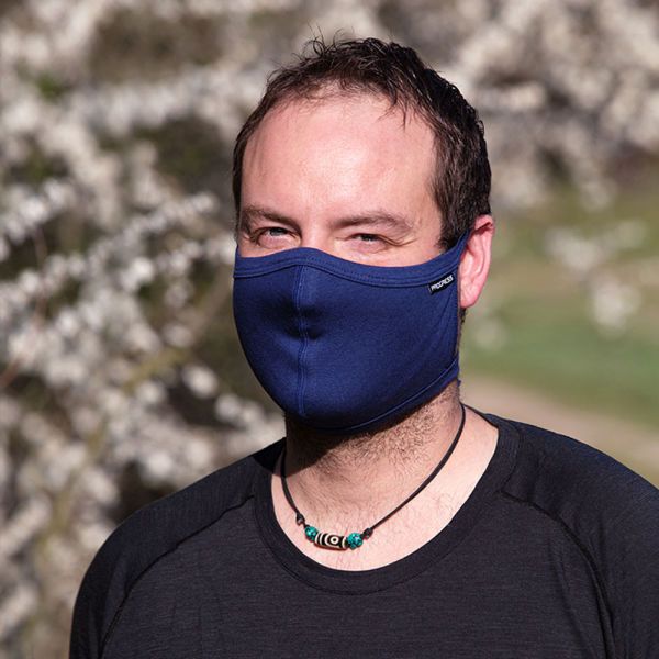 Progress Progress ОФОРМЕНА МАСКА Оформена маска, тъмносин, размер S/M