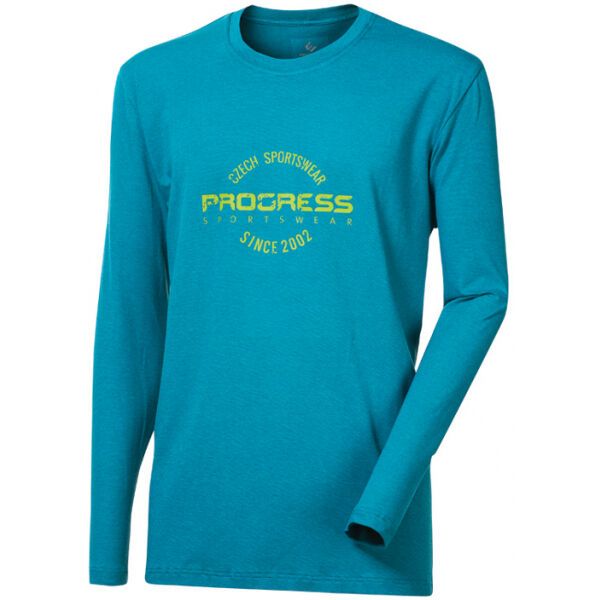 Progress Progress OS VANDAL STAMP Мъжка тениска с печат, синьо, размер 2XL