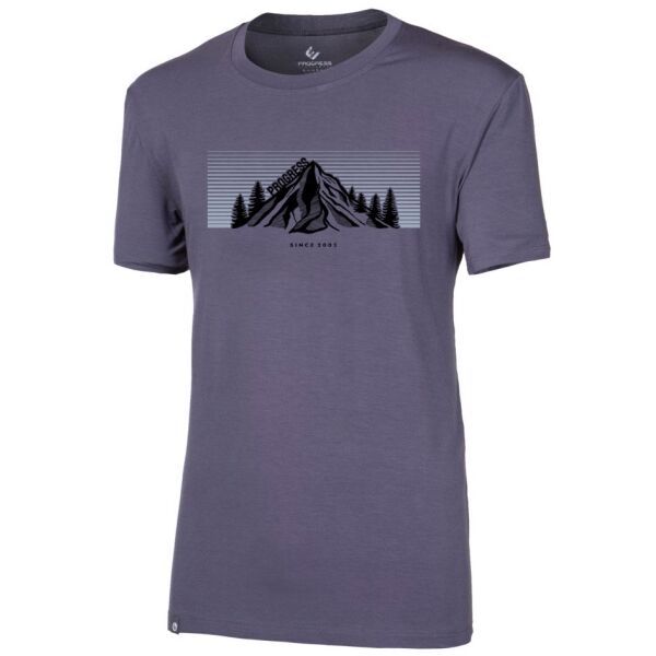 PROGRESS PROGRESS PIONEER SUMMIT Мъжка тениска с бамбуково влакно, сиво, размер XXL