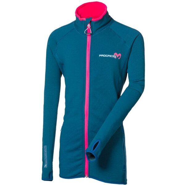 PROGRESS PROGRESS TISPA JUNIOR MERINO Функционално горнище за момичета, синьо, размер 164
