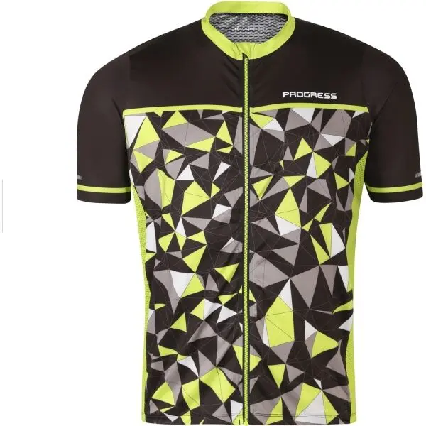 PROGRESS PROGRESS REPRESENT Мъжка фланелка за колоездене, черно, размер XXL