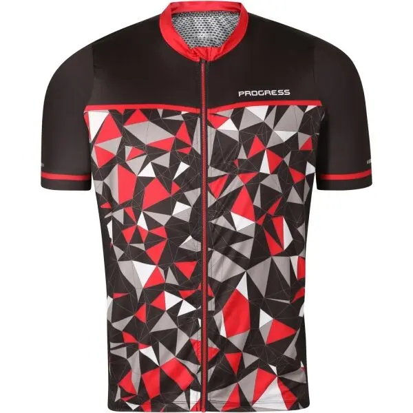 PROGRESS PROGRESS REPRESENT Мъжка фланелка за колоездене, черно, размер XXL