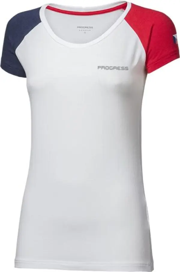 PROGRESS PROGRESS REPUBLICA Дамска тениска от бамбук, бяло, размер