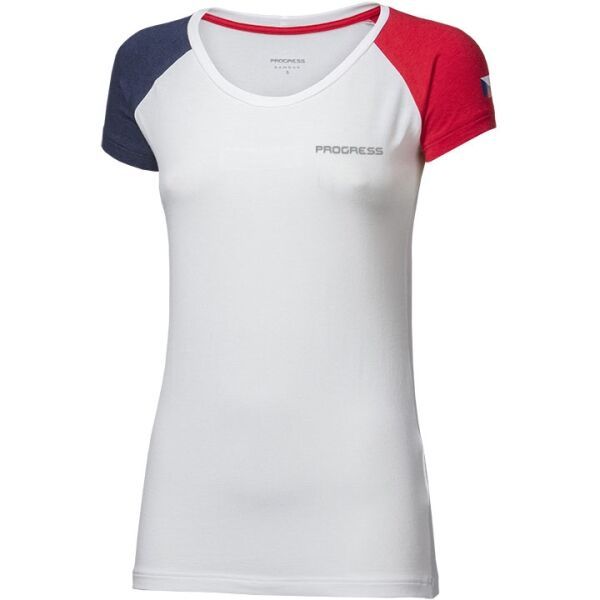 PROGRESS PROGRESS REPUBLICA Дамска тениска от бамбук, бяло, размер