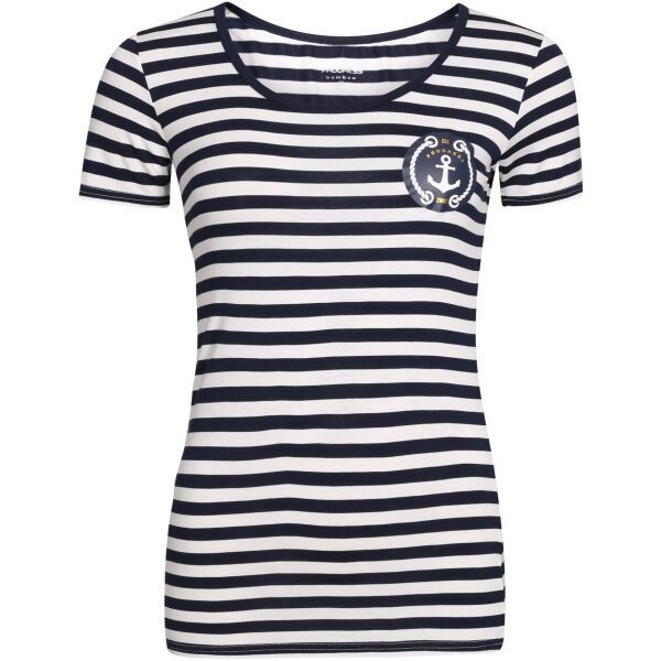 PROGRESS PROGRESS SAILORA Дамска тениска от бамбук, тъмносин, размер