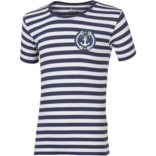 PROGRESS PROGRESS SAILORO Детска тениска с бамбуково влакно, тъмносин, размер