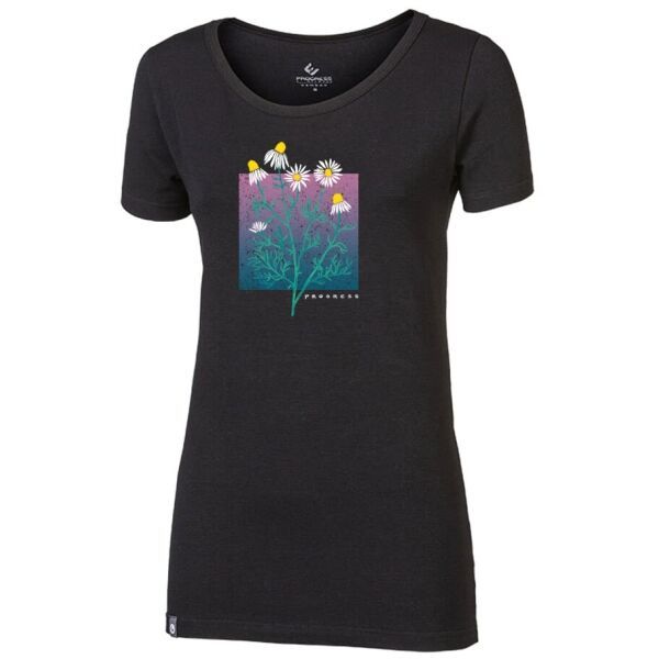 PROGRESS PROGRESS SASA CAMOMILE Дамска тениска, черно, размер