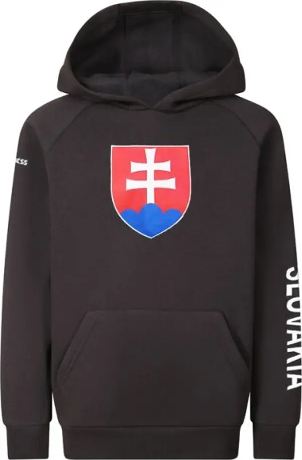 PROGRESS PROGRESS SK HOODY JR Детски суичър за фенове, тъмносиво, размер 152-158