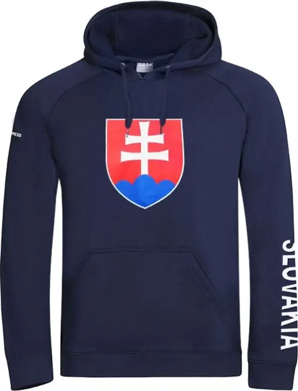 PROGRESS PROGRESS SK HOODY MAN Мъжки суичър за фенове, тъмносин, размер