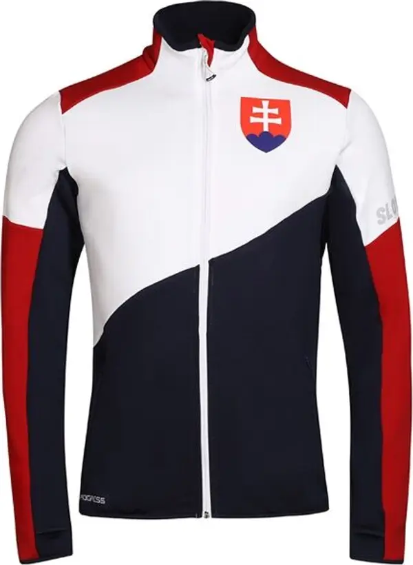 PROGRESS PROGRESS SLOVAK TERRITORY Мъжка спортна суичър с цип за фенове, тъмносин, размер