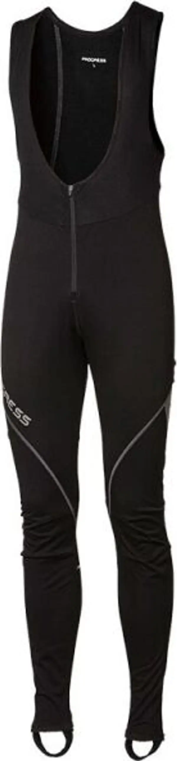 PROGRESS PROGRESS SNOWBULL BIB Мъжки зимни еластични панталони с тиранти, черно, размер